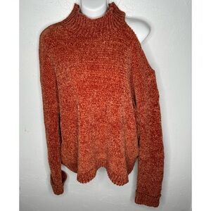 Miracle Sweater Cold Shoulder SOFT SWEATER Chenille S/M